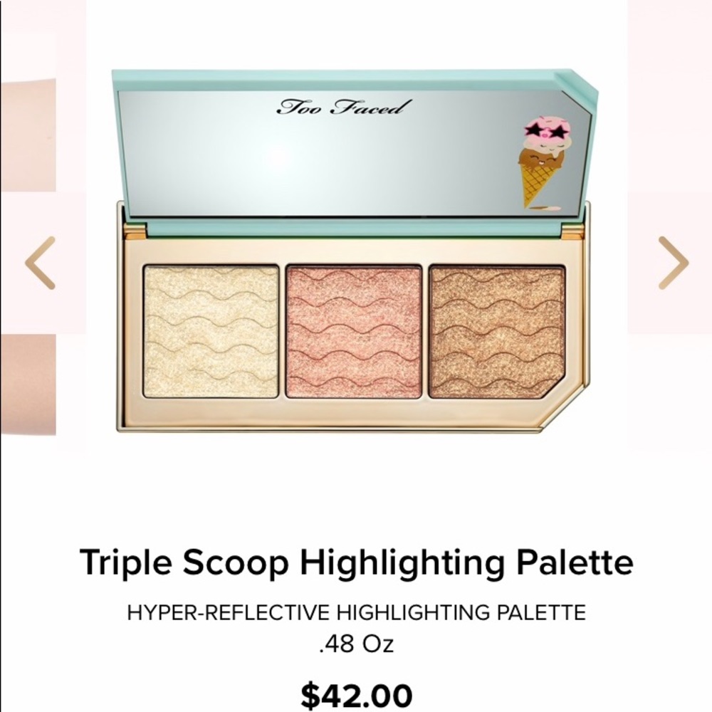🍦ONLY 1 LEFT!🍦Too Faced Triple Scoop Palette - Picture 3 of 3